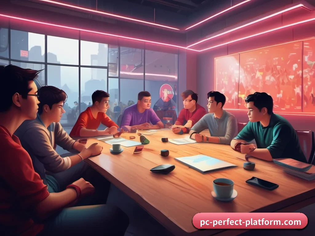 完美对战平台 APP 界面